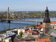 Riga Old Town & Vansu Bridge