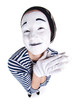 Street mime.