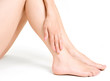 Woman's Legs and Hands