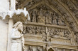 france,amiens,cathédrâle : façade occidentale, portail de la vie france,amiens,cathédrâle : façade occidentale, portail de la vie