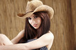sexy woman with cowboy hat sexy woman with cowboy hat