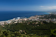 Vue de la ville de Bastia en Corse
