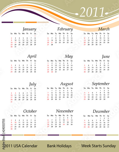2011 calendar with bank holidays. ank holidays 2011 calendar.