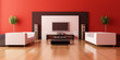 Modern interior of a room