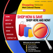 Colorful Internet Web Shopping Template Colorful Internet Web Shopping Template