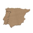 carte espagne et portugal