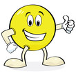 Cartoon giving thumbs up