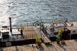 Péniche sur les bords de Seine, Paris