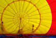 Hot-air balloon fabric texture