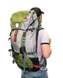 The man with a backpack