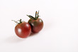 tiny heirloom deep purple cherry tomatoes