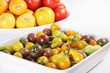 heirloom tomatoes fresh from the garden