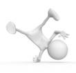 3d character breakdancer