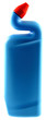 flacon produit entretien hygiène wc, fond blanc