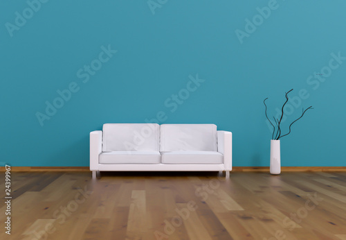 Illustration: Sofa Rendering türkis Sofa Rendering türkis