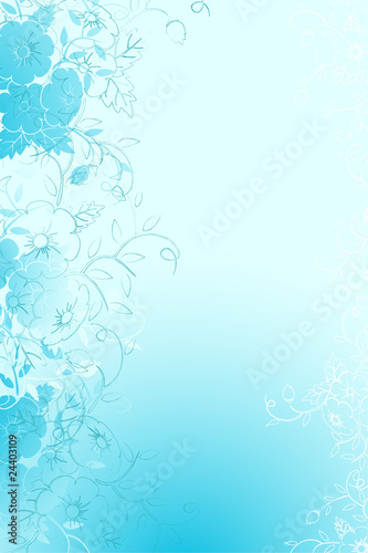 Vector floral background Vector floral background