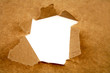 Hole in paper