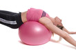 étirements au fitball