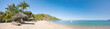 Tropical beach panorama