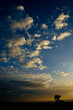 Beautiful evening sky before sunset Beautiful evening sky before sunset