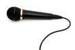 Microphone on a white background