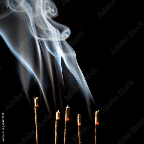 Photo: Incense smoke wisps Incense smoke wisps