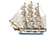 Photo: sailing-ship under full sails sailing-ship under full sails