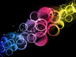 Abstract colorful circles background. Abstract colorful circles background.