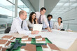 Réunion de professionnels de l'architecture