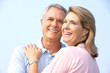 senior couple in park
