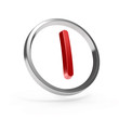 3D render I symbol