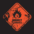 highly flammable