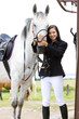 equestrian with horse