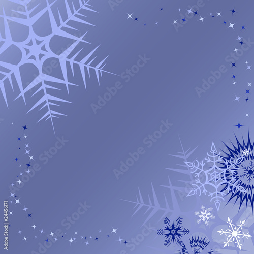 banner background blue. Winter lue banner background