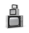 Heap of retro tv