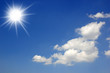 Sonne am Himmel