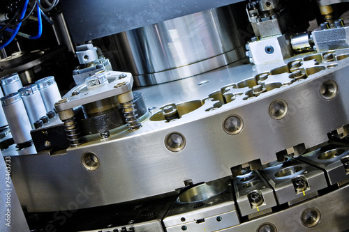 Photo: closeup of cnc machinery closeup of cnc machinery