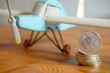 Flugzeug und Geld