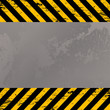 costruction warning stripes