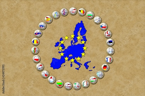 Illustration: European Union map European Union map