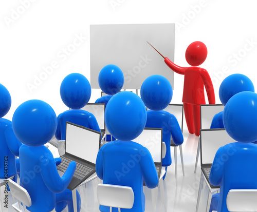 Illustration: Computer learning Computer learning