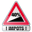 Impôts - base d'imposition de 40% en france