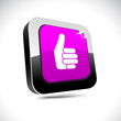 Good 3d square button.