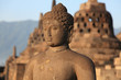 Statue of Buddha in Borobudur temple