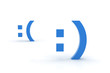 Foto: Happy and sad smiley Happy and sad smiley