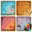 Tropical Cards Set Tropical Cards Set