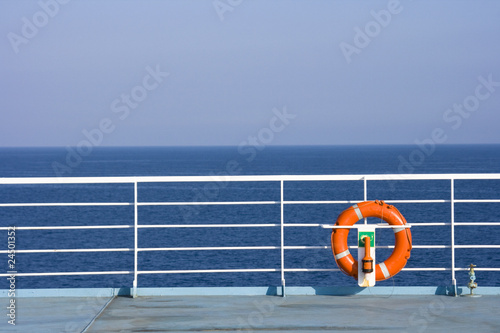 Photo: Lifebuoy on Ship Lifebuoy on Ship