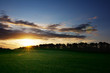 Sonnenaufgang in Nordhessen Germany