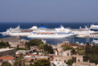 Cruise ships all over