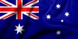 3D Flag of Australia satin
